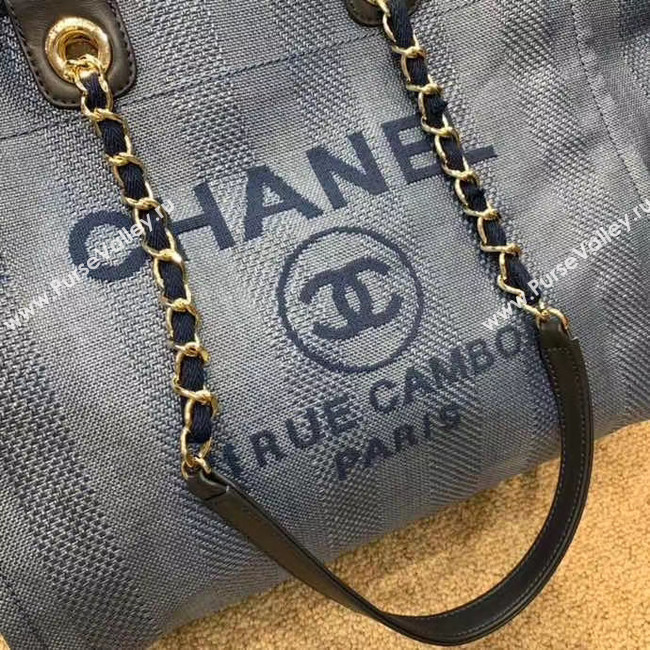Chanel Shopping bag A66941 blue