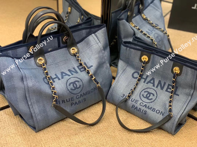 Chanel Shopping bag A66941 blue