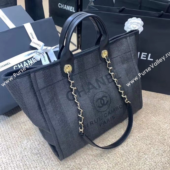 Chanel Shopping bag A66941 dark blue