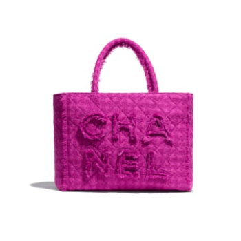 Chanel Zipper shopping bag AS0976 Purplish