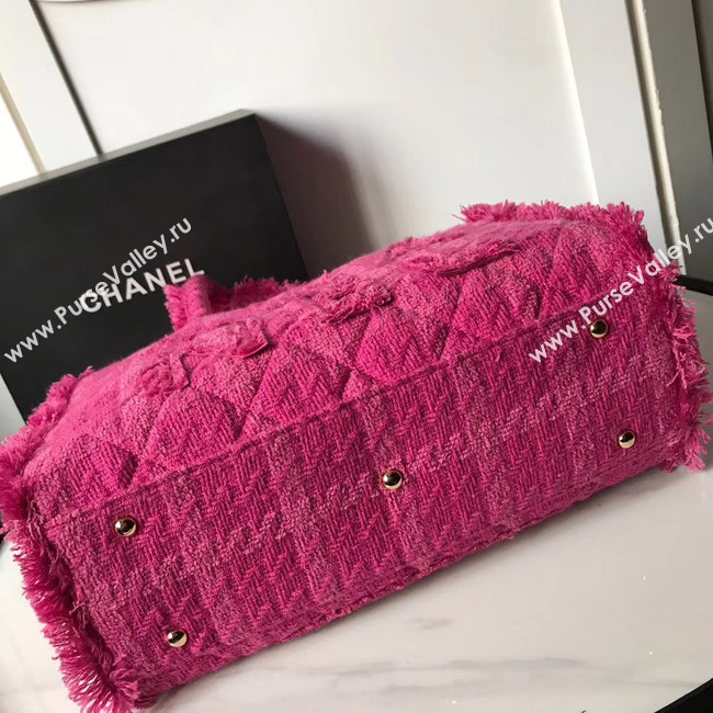 Chanel Zipper shopping bag AS0976 Purplish