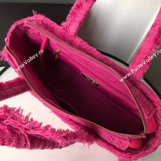 Chanel Zipper shopping bag AS0976 Purplish