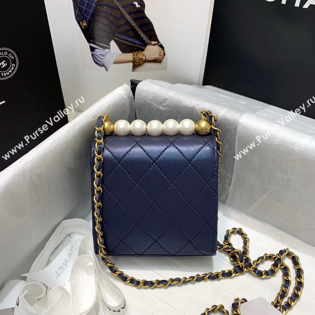 Chanel flap bag AP0997 Navy Blue