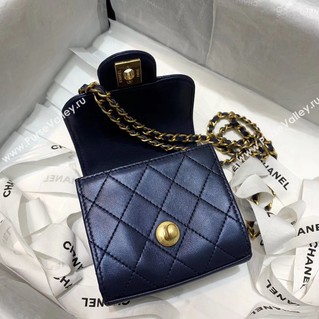 Chanel flap bag AP0997 Navy Blue