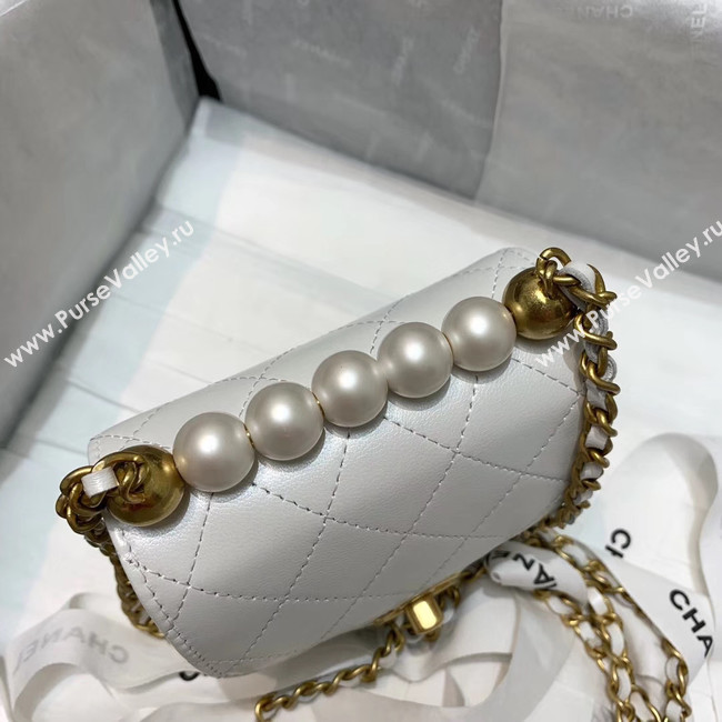 Chanel flap bag AP0997 white