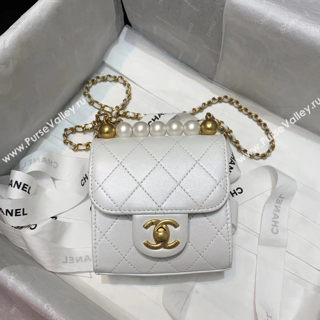Chanel flap bag AP0997 white