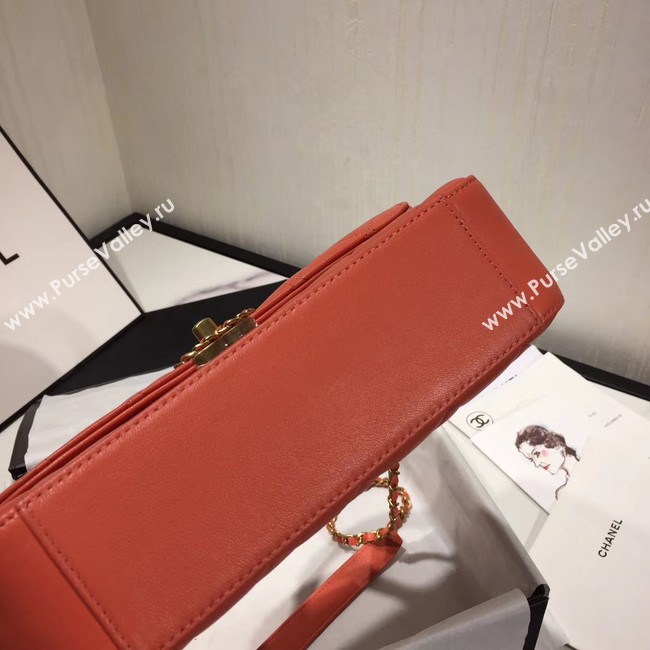 Chanel flap bag leather & Gold Metal AS0970 light pink