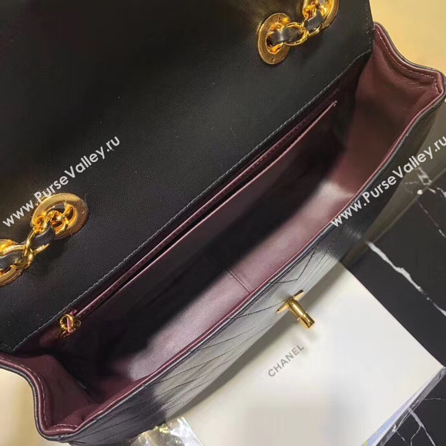 Chanel flap bag leather & Gold-Tone Metal 57276 Royal Blue