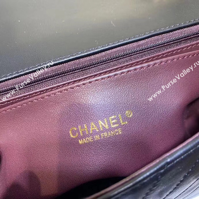 Chanel flap bag leather & Gold-Tone Metal 57276 Royal Blue