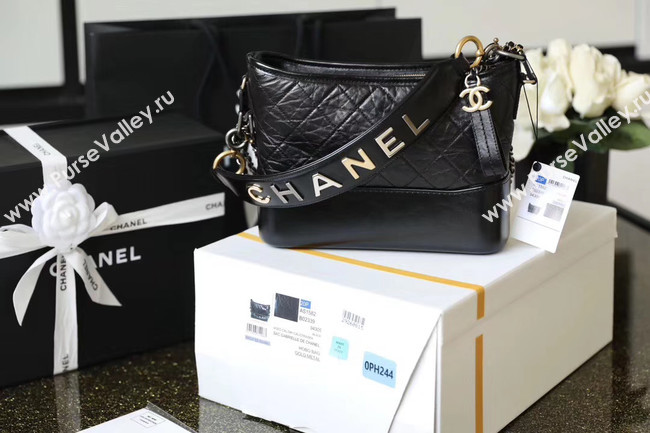 Chanel gabrielle hobo bag A93824 black