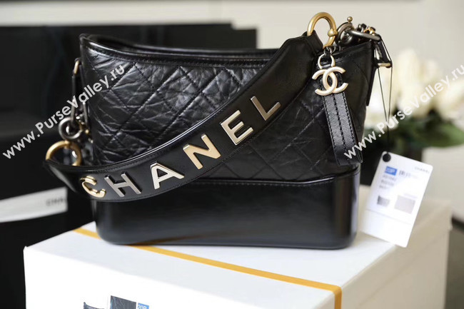 Chanel gabrielle hobo bag A93824 black