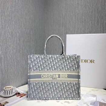 DIOR BOOK TOTE BAG IN EMBROIDERED CANVAS C1286-6