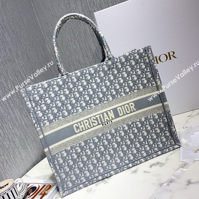 DIOR BOOK TOTE BAG IN EMBROIDERED CANVAS C1286-6