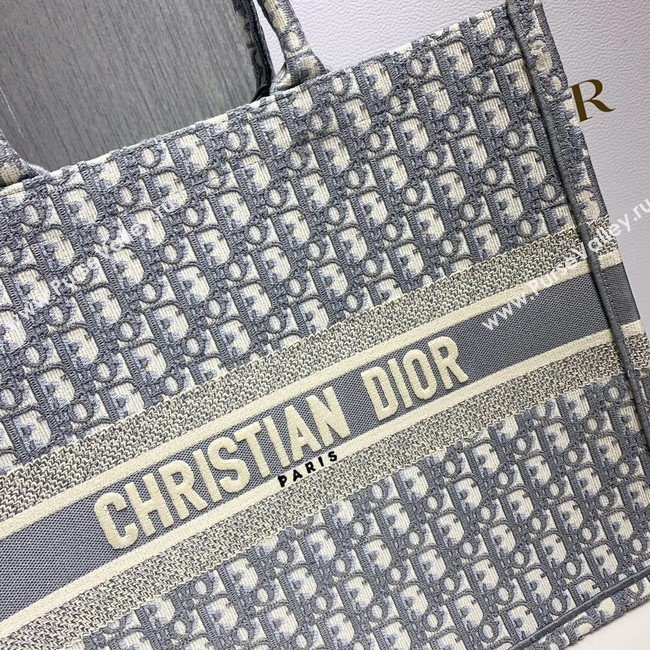 DIOR BOOK TOTE BAG IN EMBROIDERED CANVAS C1286-6