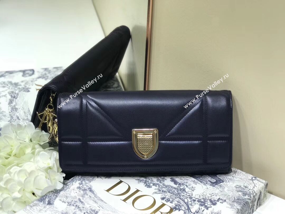 DIOR CLUTCH  gold-tone metal C1040A black