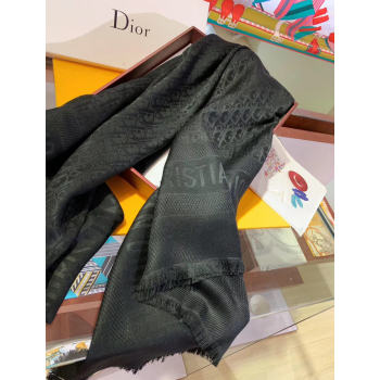 DIOR OBLIQUE CASHMERE C402 black