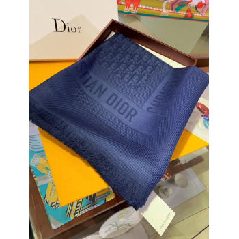 DIOR OBLIQUE CASHMERE C402 blue