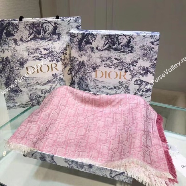 DIOR OBLIQUE STOLE IN WOOL AND CASHMERE C345