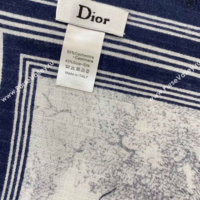 DIOR OBLIQUE STOLE IN WOOL AND CASHMERE C348