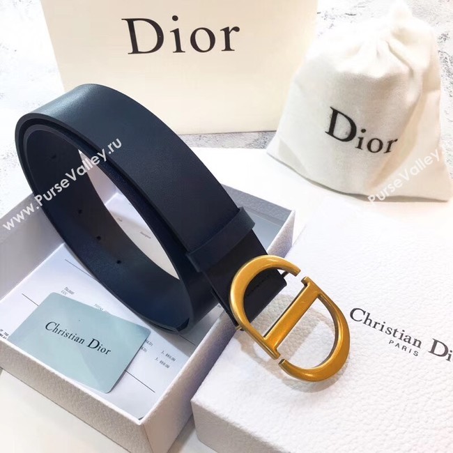 Dior Calf Leather Belt Wide with 40mm 5362