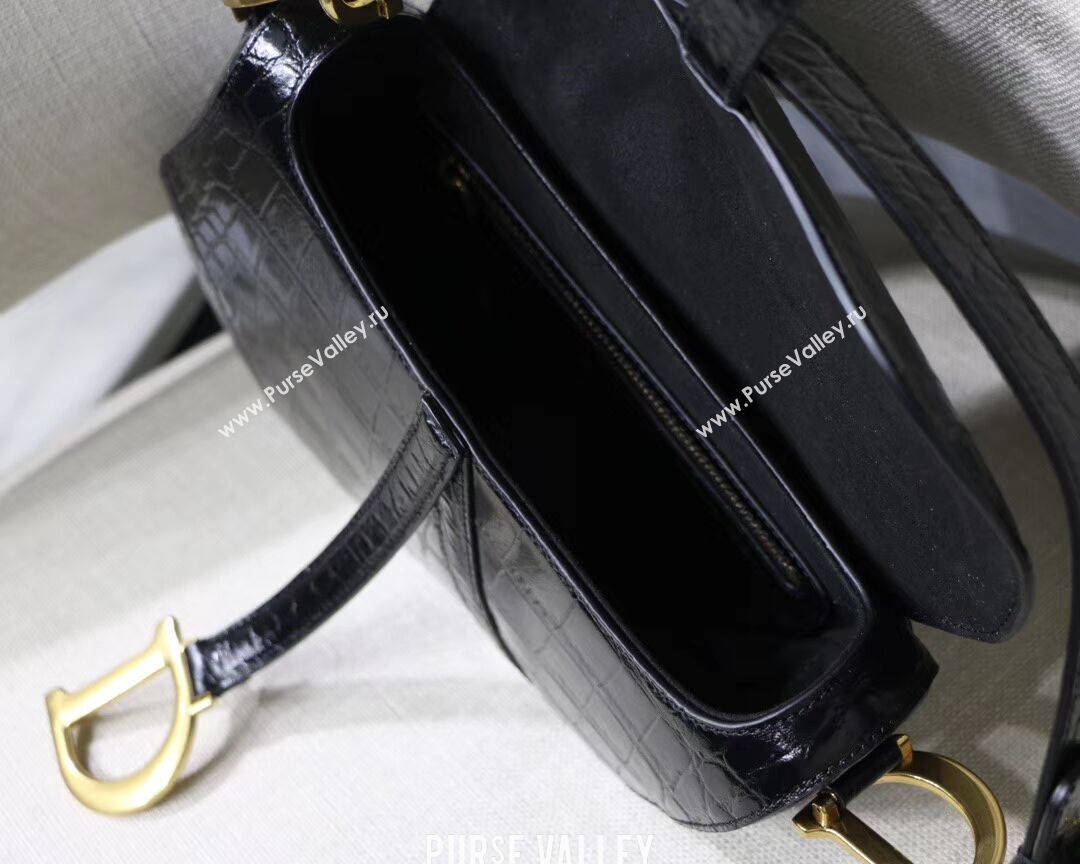 Dior SADDLE SOFT CALFSKIN BAG C9045 black