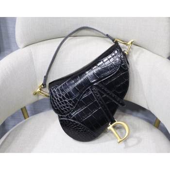 Dior SADDLE SOFT CALFSKIN BAG C9045 black