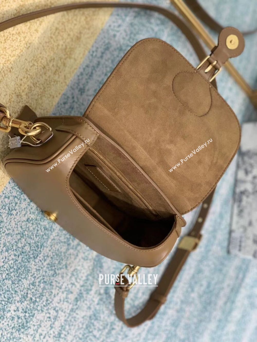 Dior SOFT CALFSKIN BAG small C0319 Caramel