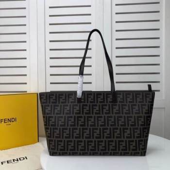 FENDI Shopper canvas bag F8008 brown