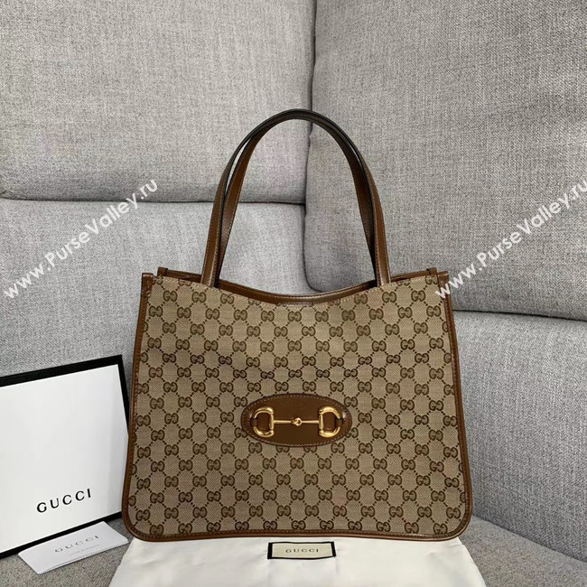 Gucci 1955 Horsebit tote bag 623694 Brown