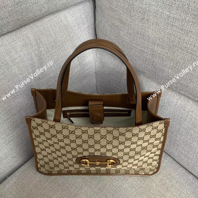 Gucci 1955 Horsebit tote bag 623694 Brown