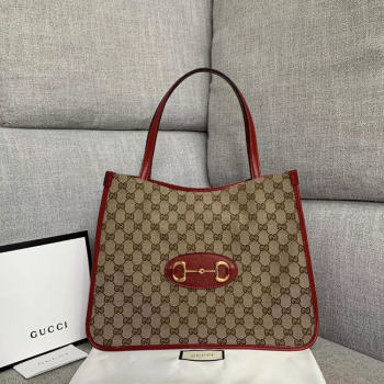 Gucci 1955 Horsebit tote bag 623694 red