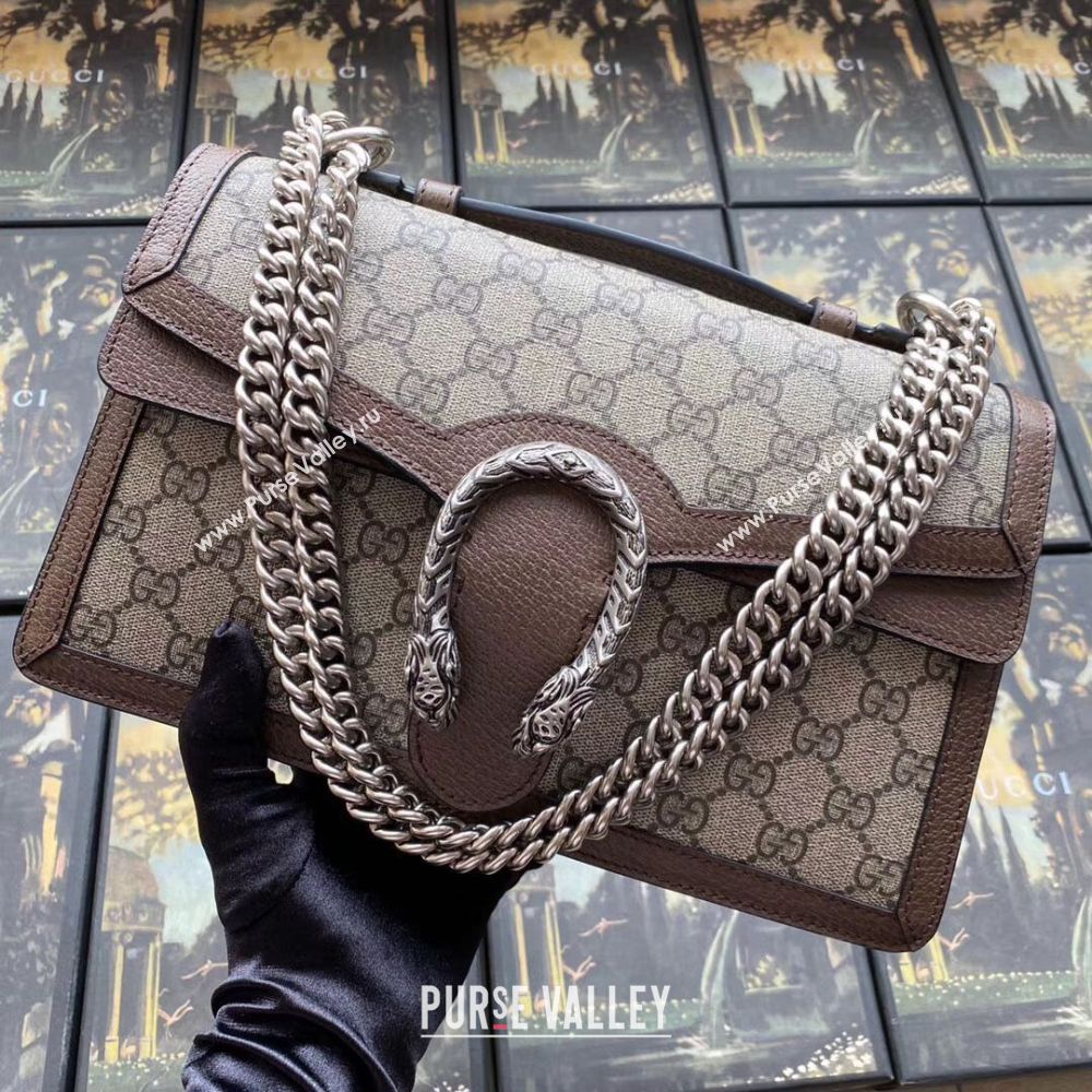 Gucci Dionysus GG top handle bag 621512 Brown