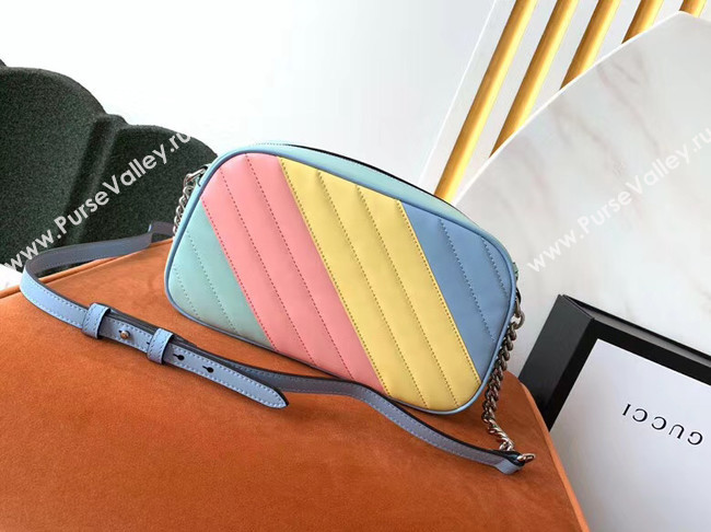 Gucci GG Marmont Matelasse Shoulder Bag 447632 Multicolored