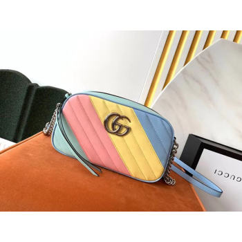 Gucci GG Marmont Matelasse Shoulder Bag 447632 Multicolored