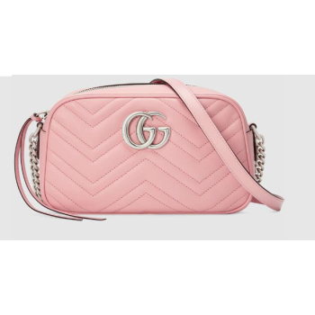 Gucci GG Marmont Matelasse Shoulder Bag 447632 light pink