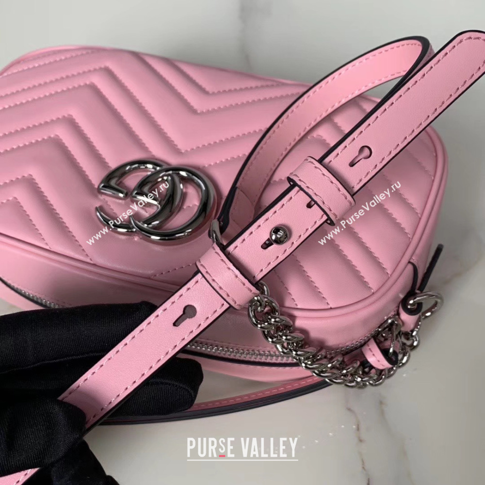 Gucci GG Marmont Matelasse Shoulder Bag 447632 light pink