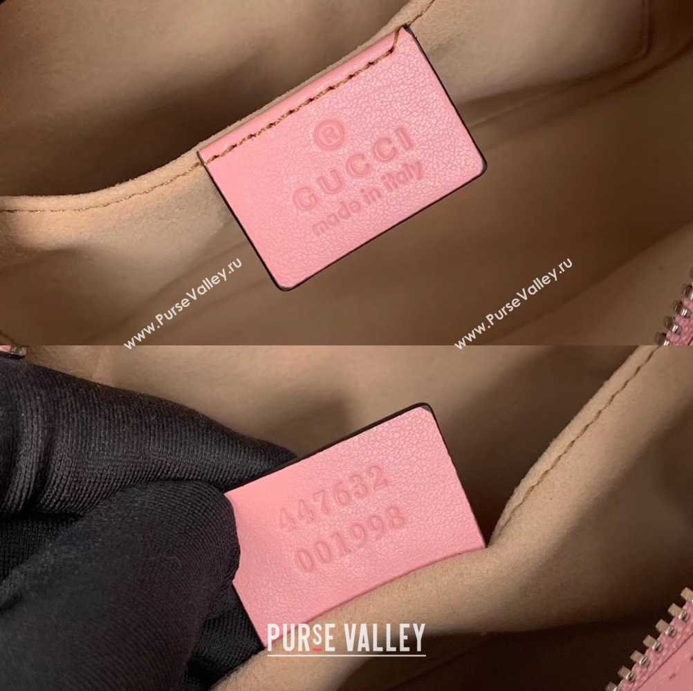 Gucci GG Marmont Matelasse Shoulder Bag 447632 light pink