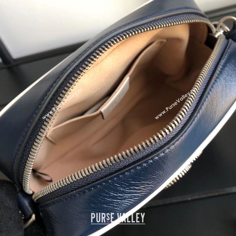 Gucci GG Marmont Matelasse mini Bag 448065 Navy