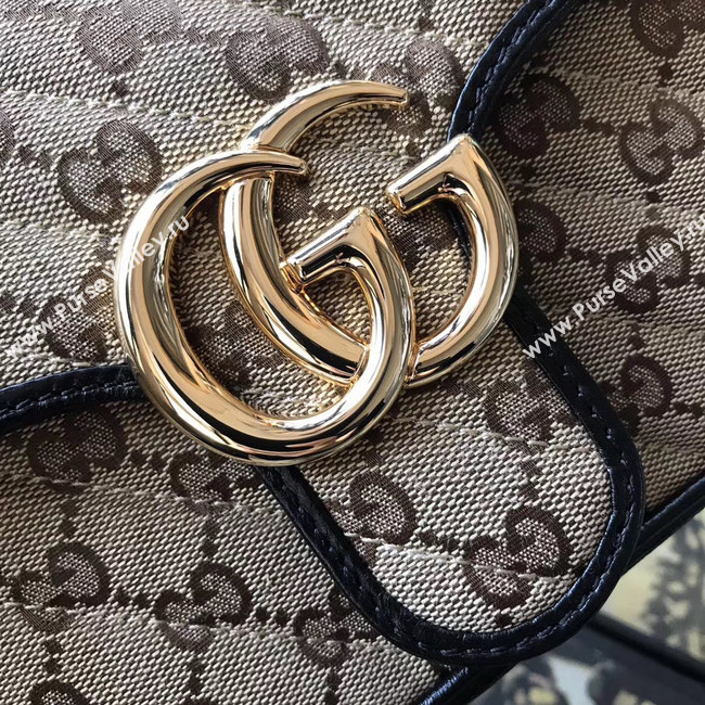 Gucci GG Marmont small shoulder bag 443497 black 