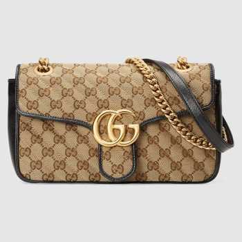 Gucci GG Marmont small shoulder bag 443497 black