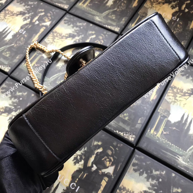 Gucci GG Marmont small shoulder bag 443497 black 