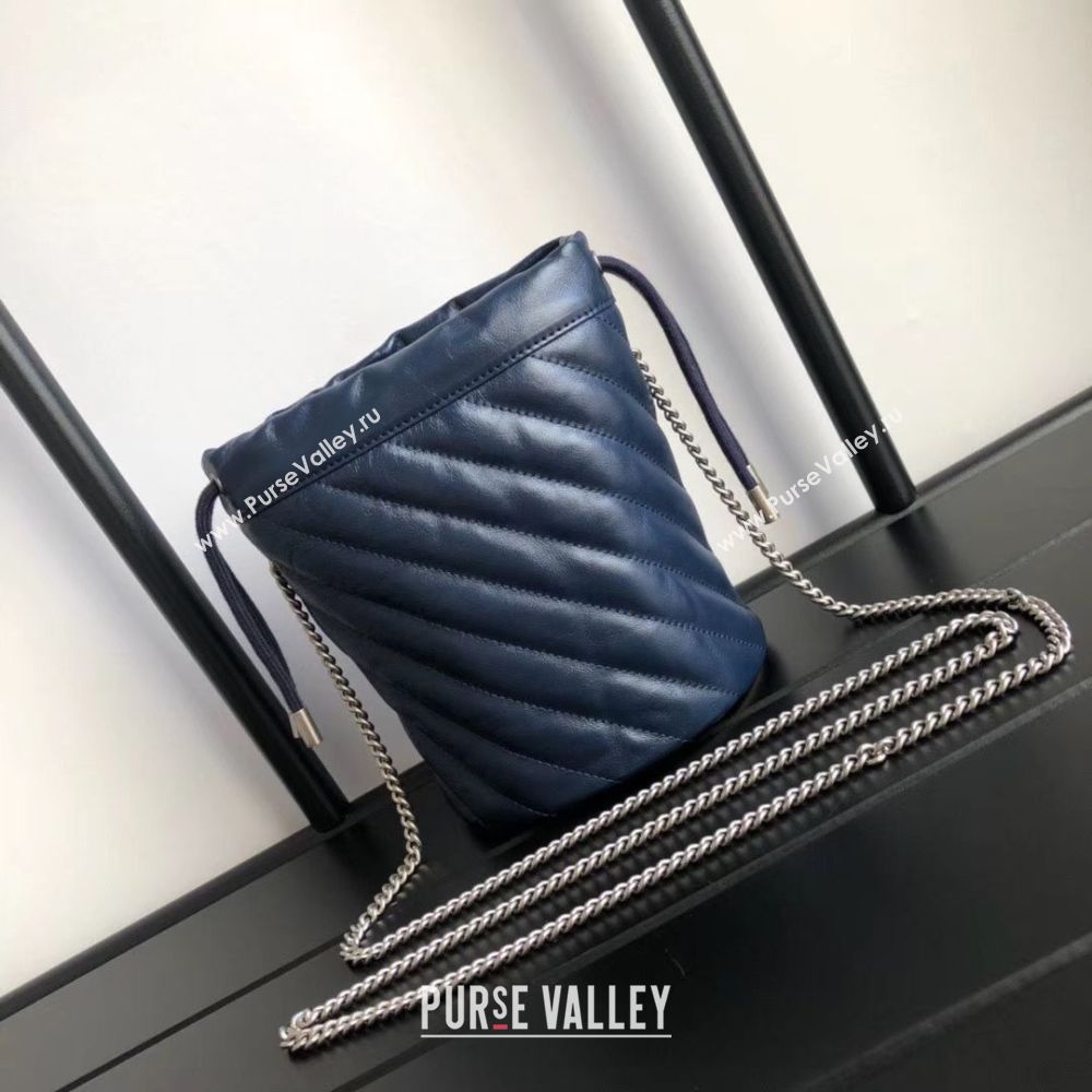 Gucci GG Marmont mini bucket bag A575163 Navy