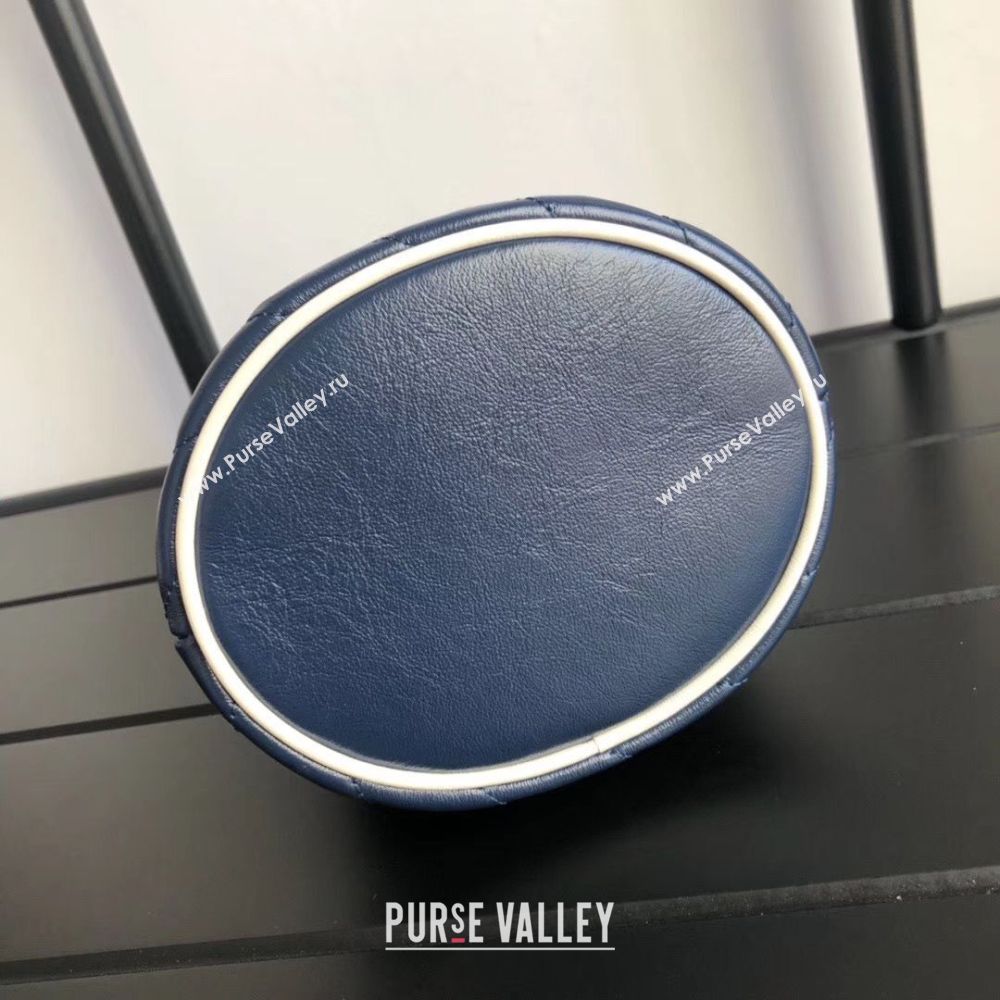 Gucci GG Marmont mini bucket bag A575163 Navy