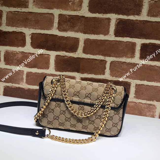 Gucci GG Marmont small shoulder bag 446744 black