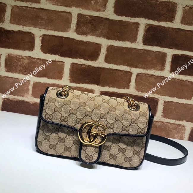 Gucci GG Marmont small shoulder bag 446744 black