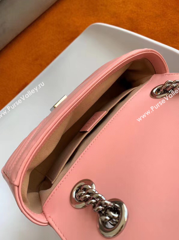 Gucci GG Marmont small shoulder bag 446744 light pink