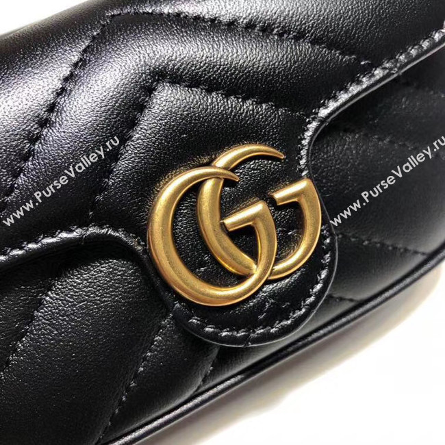 Gucci GG Marmont super Clutch bag 575161 black