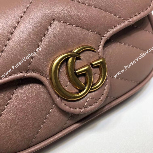 Gucci GG Marmont super Clutch bag 575161 pink