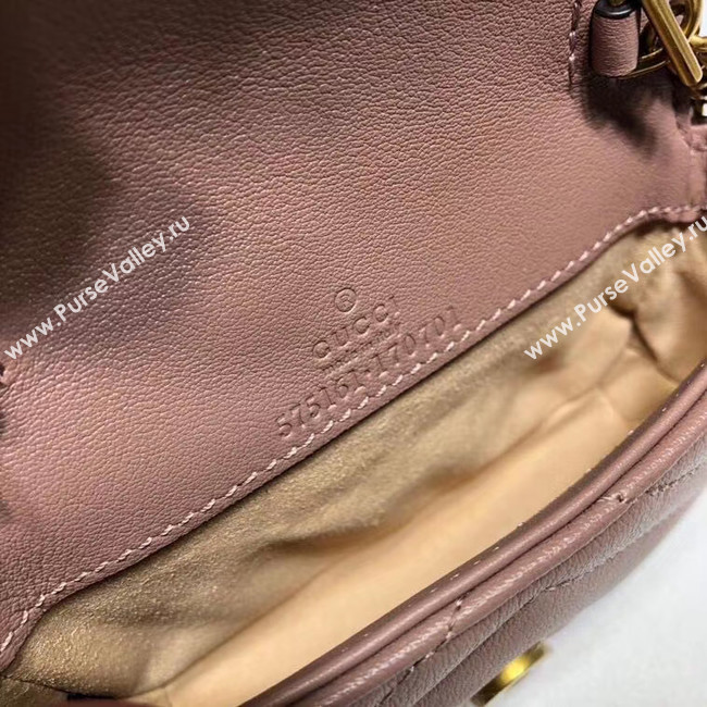 Gucci GG Marmont super Clutch bag 575161 pink