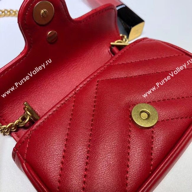 Gucci GG Marmont super Clutch bag 575161 red